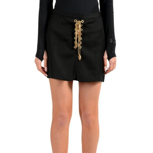 Dsquared2 Women's Metal Chain Decorated Mini Skirt